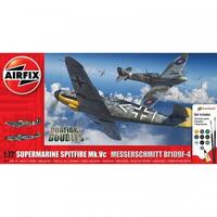 AIRFIX SUPERMARINE SPITFIRE MK.VC VS BF109F-4 DOGFIGHT DOUBLE