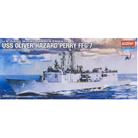 Academy 1/350 USS Oliver Hazard Perry FFG-7 Plastic Model Kit *Aus Decals* [14102]