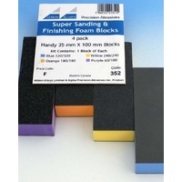 Albion 352 FOAM SANDING BLOCKS (4) - ALB-0352