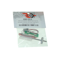 REPLACEMENT DRIVE MOTOR & BOARD FOR 60-120 SIZE AIRCRAFT MECHANICS ELECTRI