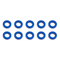 Ballstud Washers, 5.5x3.0x1.0 mm, blue aluminum