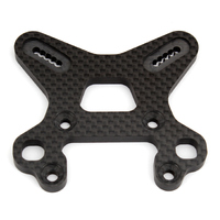 RC8B3 FT Front Shock Tower, carbon fiber