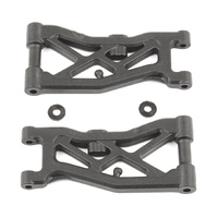 RC10B74 FT Front Suspension Arms, carbon fiber