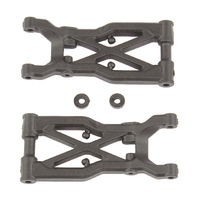 RC10B74 FT Rear Suspension Arms, carbon fiber