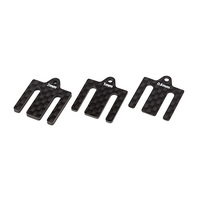 RC10B7 FT Front Bulkhead Shims, carbon fiber