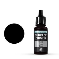 Vallejo Surface Primer: Black - 18 ml Acrylic Paint