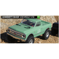 Axial SCX24 1967 Chevrolet C10 1/24 Crawler RTR, Green - AXI00001T1