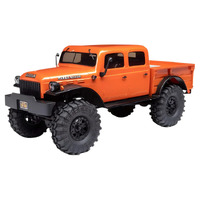 Axial SCX24 40's 4 Door Dodge Power Wagon Rock Crawler RTR, Orange