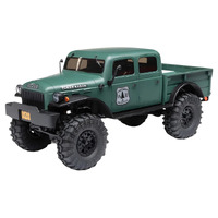 Axial SCX24 40's 4 Door Dodge Power Wagon Rock Crawler RTR, Green