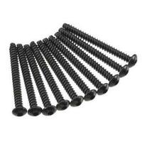 Axial Hex Tap Button Head Screw M3x30mm Black (10), AXA441 - AXIC0125