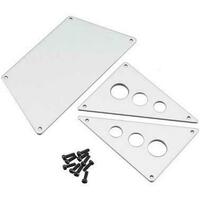 Axial Front Skid Plates Alum Silver, AX30530 - AXIC0530