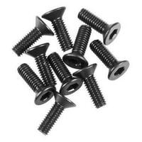 Axial M2.6x8mm Hex Socket Flat Head Screw Black (10), AX31372 - AXIC3372