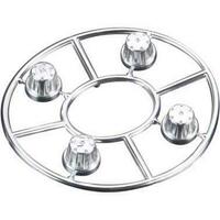 Axial Hub Cover Set Satin Chrome (4), AX8080 - AXIC8080