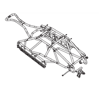 BSD DUNE RACER BODY MOUNT ROLLL CAGE SET - BS218-010