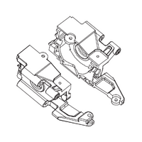 BSD FR DIFF GEARBOX BULKHEAD LEFT/ - BS819-008