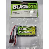 Blackzon Battery Pack (LiPo 7.4V, 1600mAh), w/T-Plug