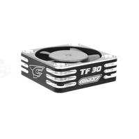 Team Corally - Ultra High Speed Cooling Fan TF-30 w/BEC connector - 30mm - Color Black - Silver