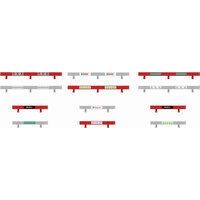 SCALEXTRICTRIC CRASH BARRIERS WITH STICKERS