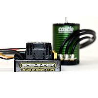 Castle Creations Sidewinder SCT Brushless ESC, 1410-3800kv Sensored Motor Combo - CSE010012302