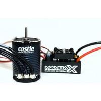 Castle Creations Mamba X Brushless ESC, 1406-1900Kv Motor, 25.2v WP Crawler Combo - CSE010015508