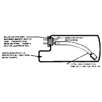 DUBRO 402 2 OZ. FUEL TANK (1 PC PER PACK)