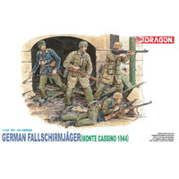 Dragon 1/35 German Fallschirmjager (Monte Cassino 1944) Plastic Model Kit [6005]