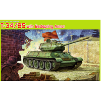 Dragon 1/35 T-34/85 w/Bedspring Armor Plastic Model Kit