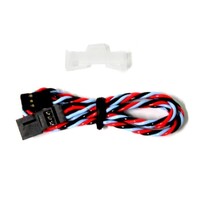 Dualsky servo extension lead, 450mm, Heavy Duty twisted suit JR, Futaba, Hitec - DSSE-450