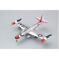 Easy Model 1/72 F-84G Thunderjet USAF "Thunderbirds" 1955 Assembled Model [36801]