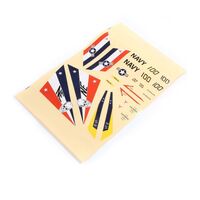 E-Flite Decal Set, F-14 Tomcat 40mm Twin