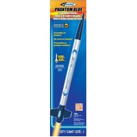 Estes Phantom Blue (2) Beginner Model Rocket Kit (18mm Standard Engine) [2483]