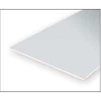 Evergreen White Polystyrene V-Groove Siding Sheet 0.100 x 12 x 24" / 2.5mm x 30cm x 61cm (1)