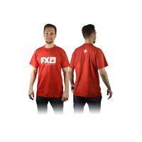 FX T-SHIRT RED MED - FX695010M