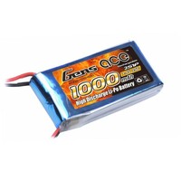 Gens Ace 1000mAh 25C 7.4V Soft Case Battery (JST)