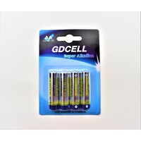 1.5V AA Alkaline Battery 4 per pack, 12pcs per box.