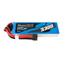 Gens Ace G-Tech 3S 3300mAh 45C 11.1V Soft Pack Lipo Battery (1TO3)