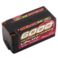 Gens Ace 4S Redline 2.0 6000mAh 140C 15.2V Hardcase Lipo Battery (5.0mm Bullet)