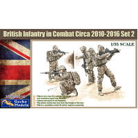 Gecko 1/35 British Infantry In Combat Circa 2010~2012 Set 2 Plastic Model Kit