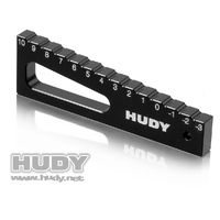 HUDY CHASSIS DROOP GAUGE -3 TO 10 MM FOR 1/8 CARS 20 MM - HD107711