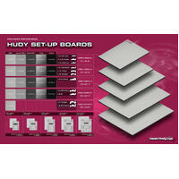 FLAT SET-UP BOARD FOR 1/10 OFF-ROAD - LIGHTWEIGHT - DARK GREY - HD108603