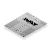 HUDY PLASTIC SET-UP BOARD DECAL 331x386mm - 1/0 OFF-ROAD - HD108660