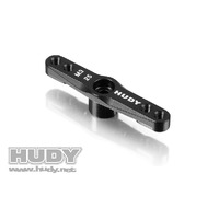 HUDY ALU THROTTLE SERVO HORN FUTABA & - 25T M3 THREAD - V2 - HD293509