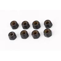 HELION HLNA0371 NUT  NYLOCK  M3X0.5X5.5MM  BLACK ZINC 8 PCS