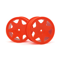 HPI Ultra 7 Wheels Orange 30mm (2Pcs [100622]