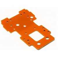 HPI Bulkhead Lower Plate 2.5mm (Orange) [105892]