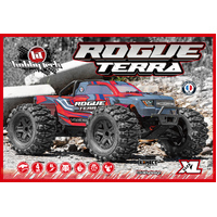 HOBBYTECH ROGUE TERRA 3S RTR 1-10th OFFROAD MONSTER TRUCK - RED - HT-ROGT.RD.RTR