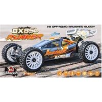 HOBBYTECH 1/8 Brushed Buggy RTR BX8 Runner Orange With Battery & Charger - HT-SL.BX8.RUNNER-O-RTR