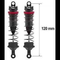 1/8 120MM BIG BORE 16MM FULLY ALUM. SHOCKS +3 SPRINGS (H/S/M) - HTR-508120