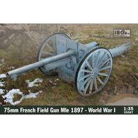 IBG 1/35 75mm French Field Gun Mle 1897 - World War I Plastic Model Kit [35067]