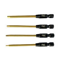 I'M RC 4PCS TITANIUM HEX TIP SET FOR DRILL DRIVER